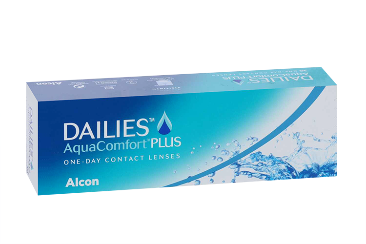

Линзы Dailies Aqua Comfort Plus R:=8.7 (диоптрия -2,00), 30 шт