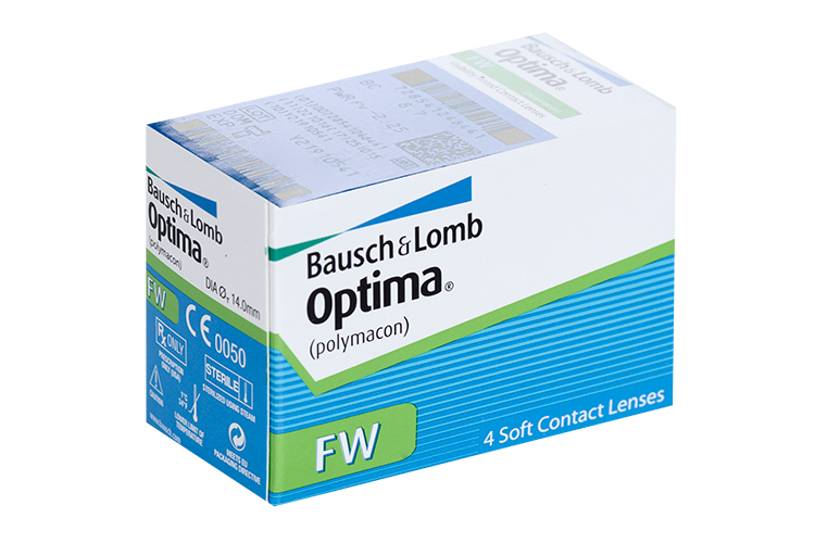 Линзы BauschLomb Optima FW контактные R 87 диоптрия -225 4 шт 1154₽