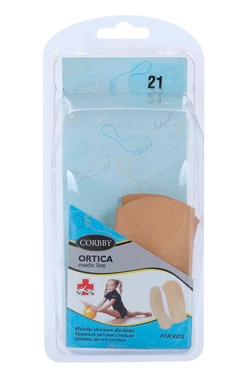

Стельки Корбби кожа+латекс р.21 Ortica