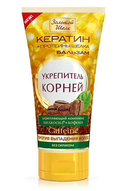 Бальзам Золотой шелк Укрепитель корней против выпадения, 170 мл