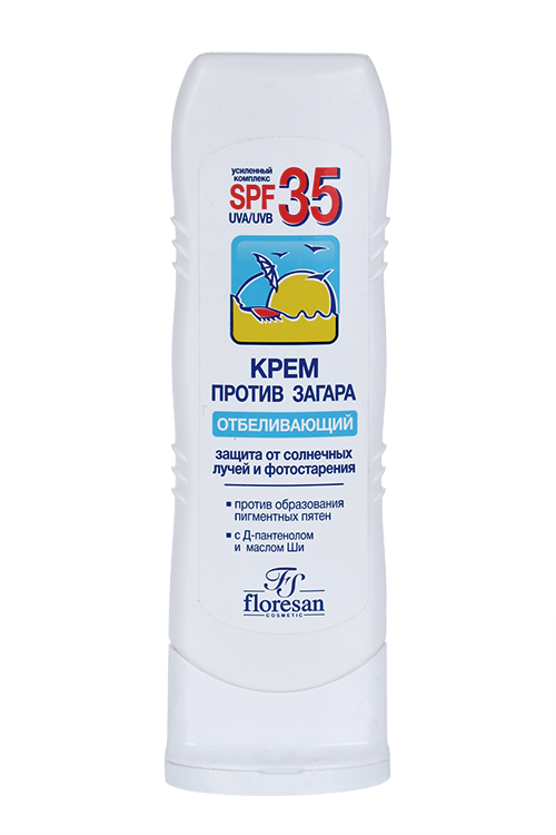 Крем Флоресан солнцезащитный отбеливающий SPF35, 125 мл