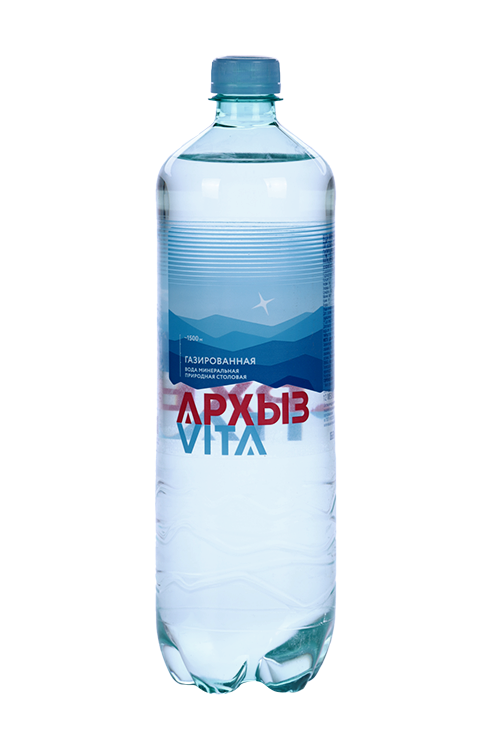Вода мин Архыз пластик газ, 1 л