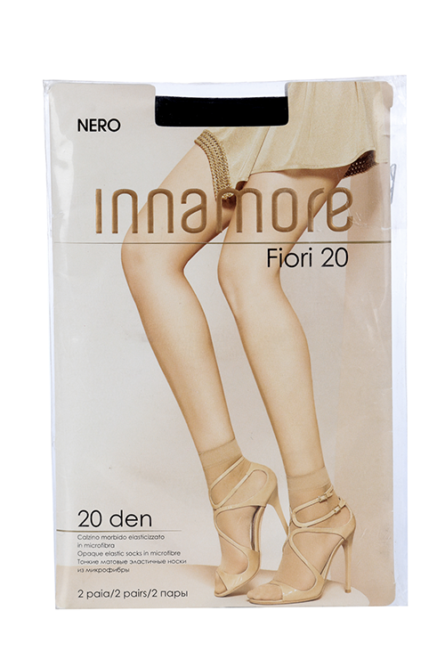 

Носки Innamore Fiori 20den 2 пары/nero