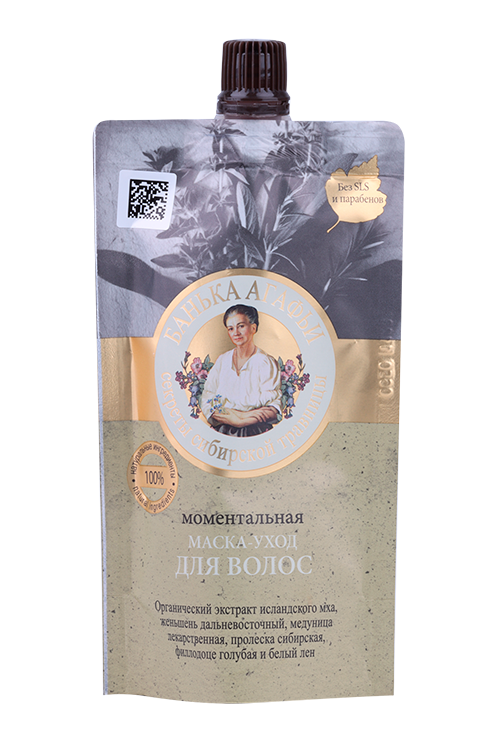 

Маска Банька Агафьи моментальная д/волос, 100 мл