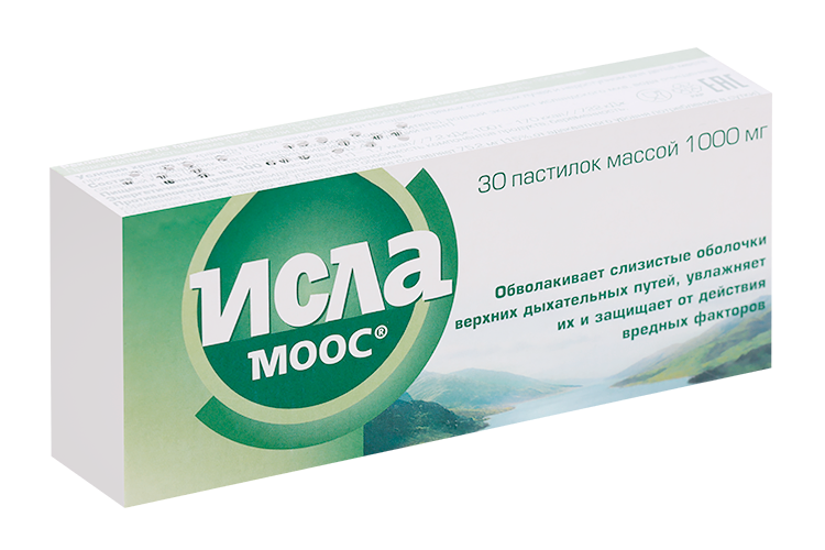 

Исла Моос, 1 000 мг, 30 шт, пастилки