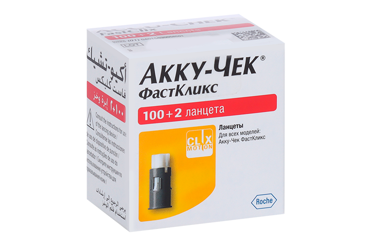 

Ланцеты Акку-Чек Фасткликс №102