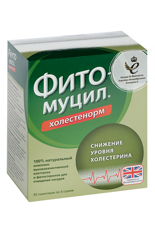 

Фитомуцил Холестенорм 5 г, 30 шт, порошок