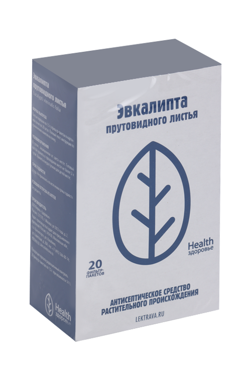 

Эвкалипта лист фильтр-пакет, 1,5 г, 20 шт