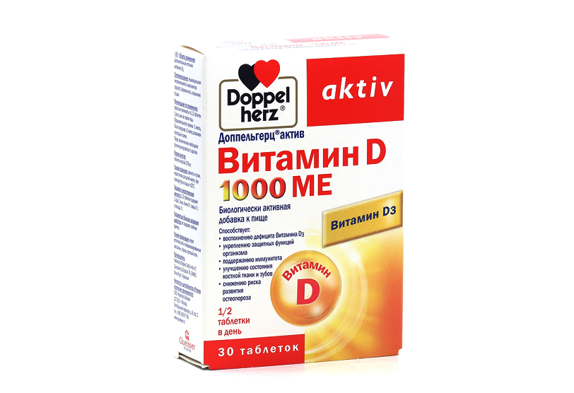 

Доппельгерц актив Д-3, 30 шт, таблетки