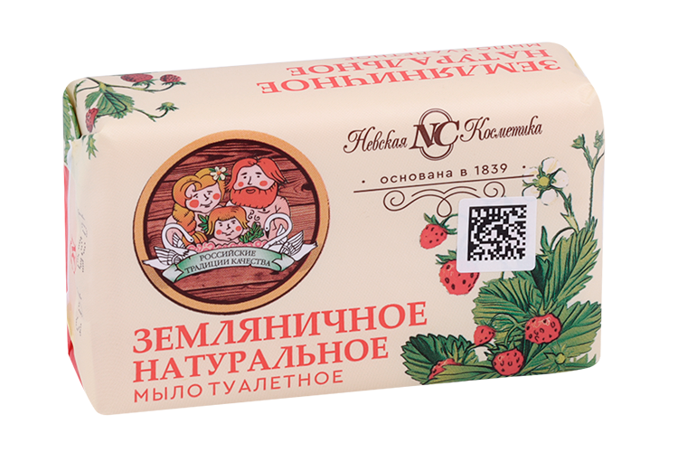 Мыло Невская Косметика земляничное, 180 г
