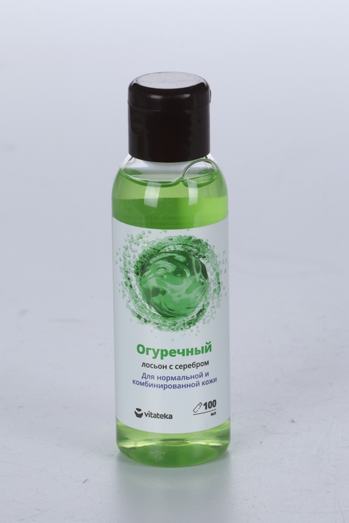 

Лосьон Огуречный с серебром Витатека, 100 мл