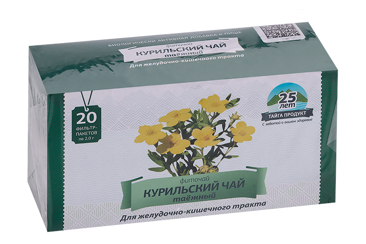 

Фиточай Тайга-продукт Курильский таежный, 2 г, 20 шт, ф/п