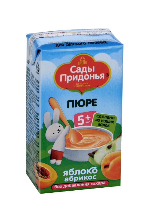 

Пюре Сады Придонья ябл/абрикос (с 5 мес), 125 г