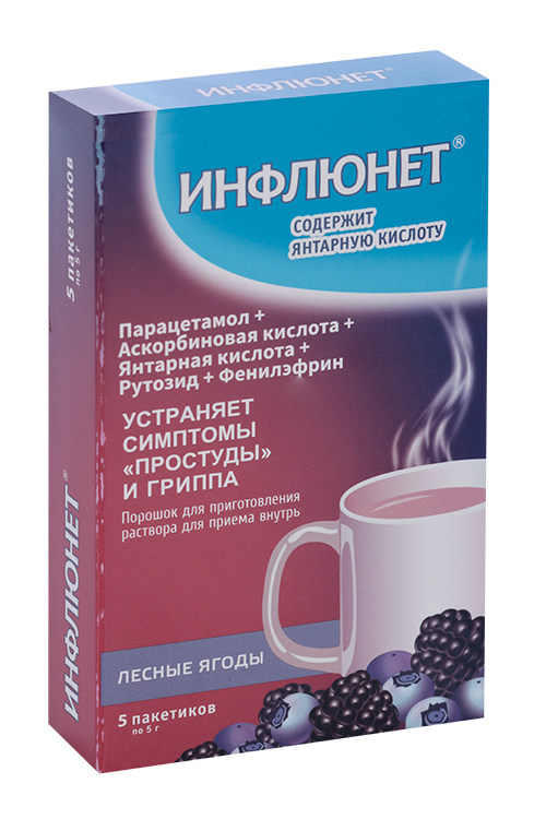 

Инфлюнет пор д/приг вн лесные ягоды, 5 г, 5 шт