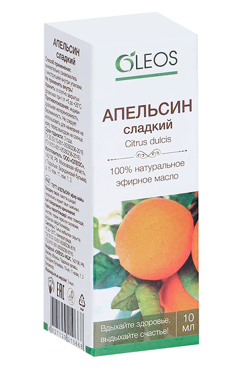 

Масло Апельсин сладкий эфирное, 10 мл
