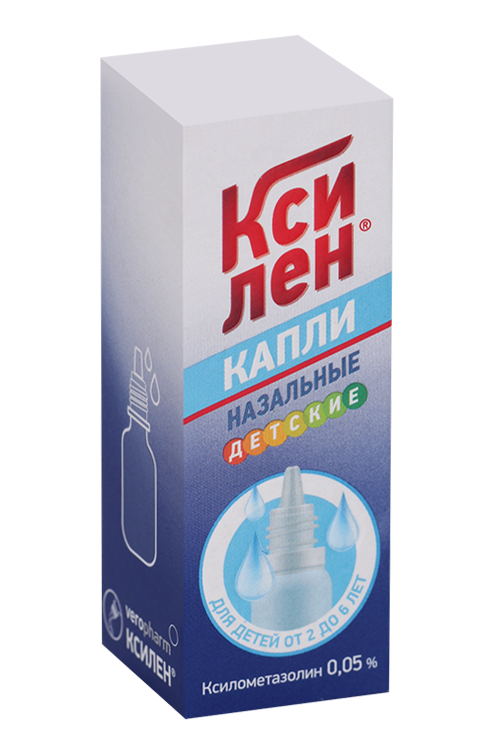 

Ксилен 0.05%, 10 мл, капли назальные