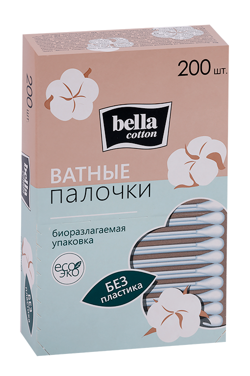 

Ватные палочки Бэлла Коттон, 200 шт