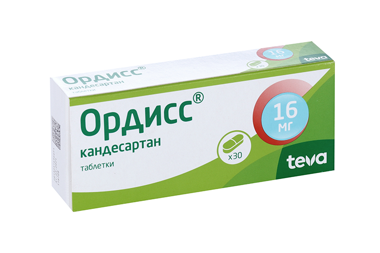 

Ордисс 16 мг, 30 шт, таблетки