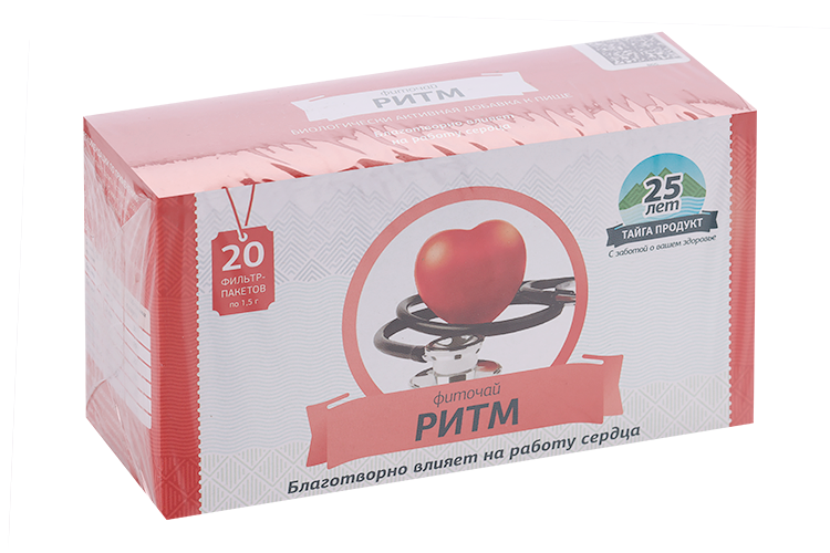 

Фиточай Ритм, 1,5 г, 20 шт, ф/п