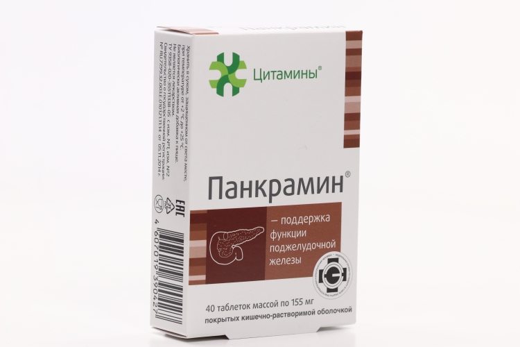 Панкрамин, 40 шт, таблетки – купить по цене 422 руб. в интернет-аптеке ...