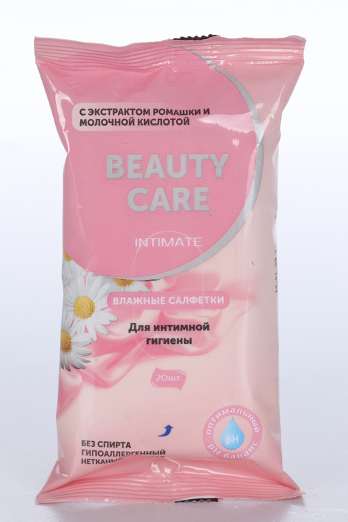 

Салфетки влажные BC Beauty Care д/интим гигиены Ромашка/молочная кислота, 20 шт