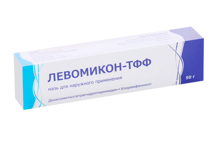 

Левомикон-ТФФ, 50 г, мазь для наружного применения