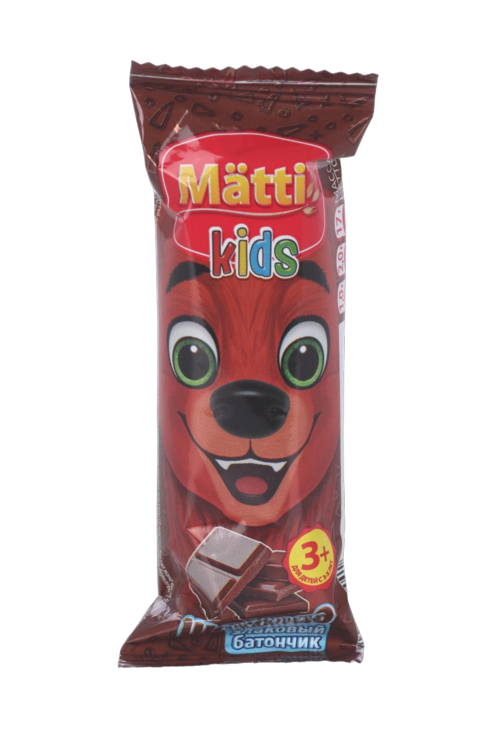 Батончик-мюсли Matti Kids злаковый шоколад, 24 г