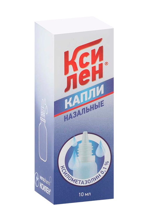 

Ксилен 0.1%, 10 мл, капли назальные