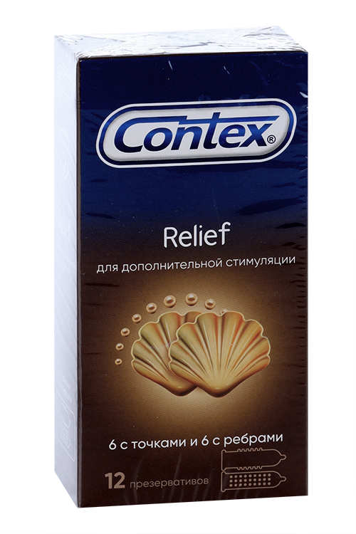Презервативы Контекс рельеф, 12 шт