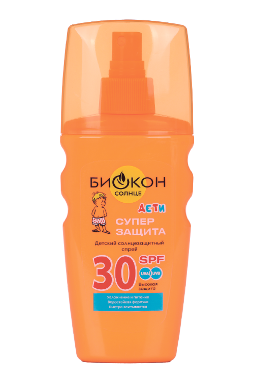 Спрей Биокон д/безопасного загара дет SPF30, 160 мл