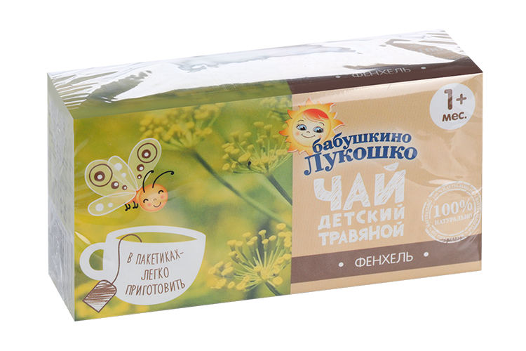 

Чай Бабушкино Лукошко дет фенхель (с 1 мес), 1 г, 20 шт