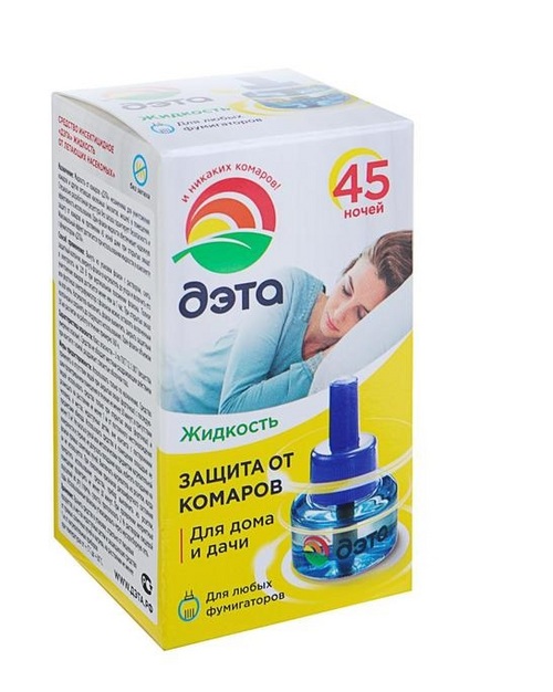 Жидкость Дэта Инсекто  от комаров 45 ночей, 30 мл
