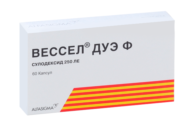 

Вессел Дуэ Ф 250 ЛЕ, 60 шт, капсулы