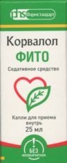 Корвалол Фито, 25 мл, капли для приема внутрь