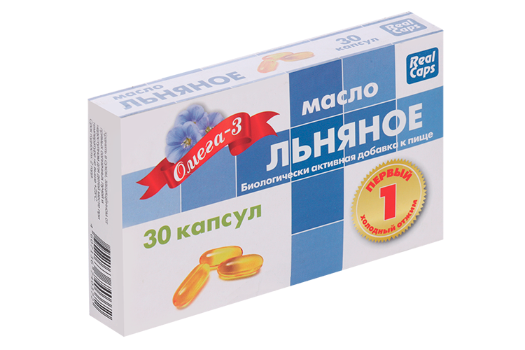 

Льна масло, 500 мг, 30 шт, капсулы