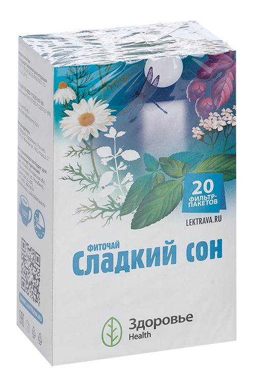 

Фиточай Сладкий сон, 2 г, 20 шт