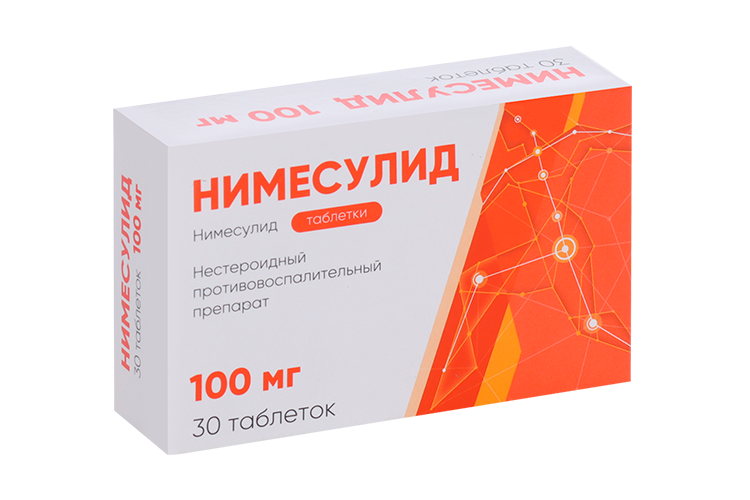 

Нимесулид 100 мг, 30 шт, таблетки