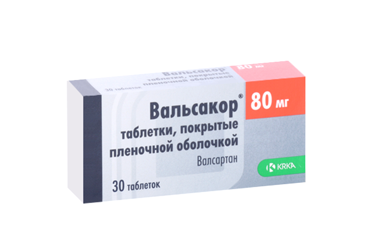 

Вальсакор 80 мг, 30 шт, таблетки покрытые пленочной оболочкой