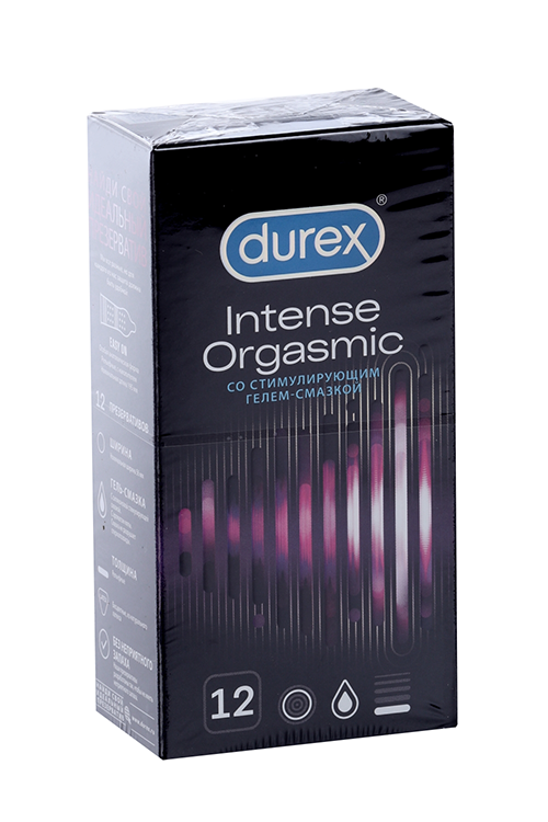 Презервативы Дюрекс Интенс Оргазмик, 12 шт