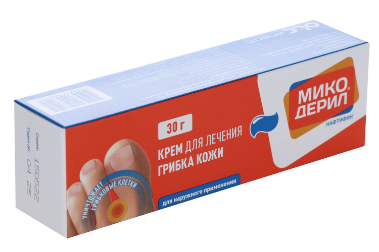 

Микодерил 1%, 30 г, крем для наружного применения