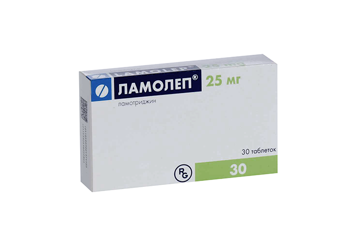 

Ламолеп 25 мг, 30 шт, таблетки
