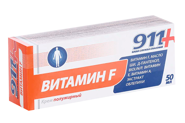 

Крем 911 Витамин F полужирный, 50 мл