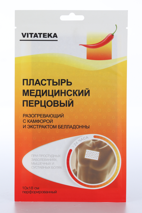 

Пластырь Витатека перцовый 10х18 см