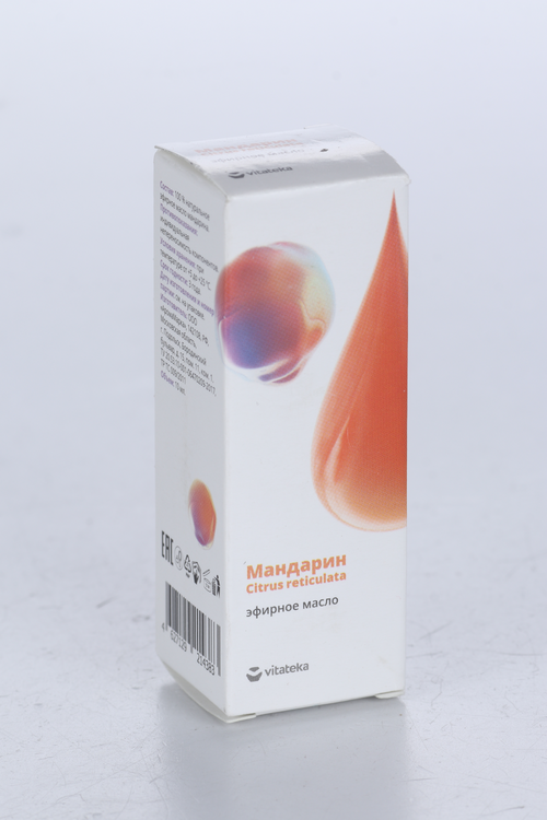 

Масло Витатека Мандарин эфирное, 10 мл