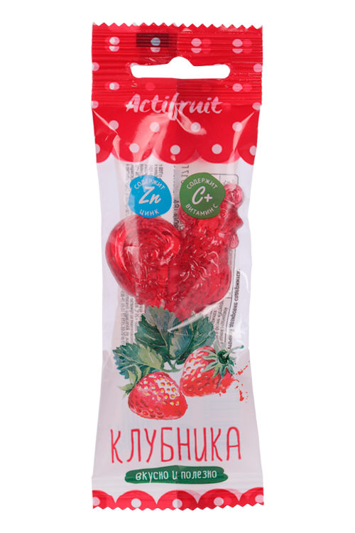 

Карамель Актифрут Клубника с вит С