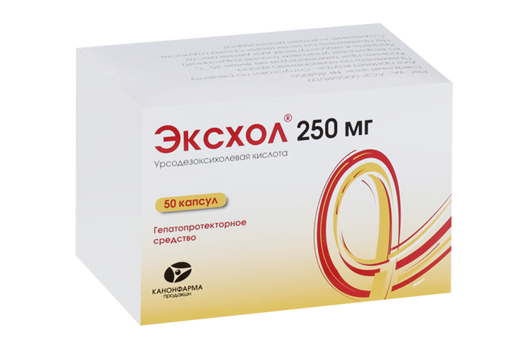 

Эксхол, 250 мг, 50 шт, капсулы
