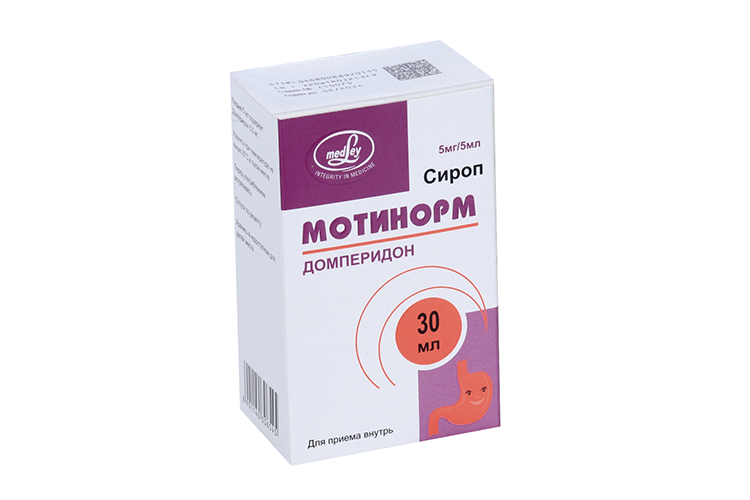 

Мотинорм 5 мг/5 мл, 30 мл, сироп