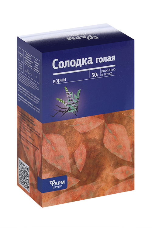 

Солодки корень, 50 г, сырье