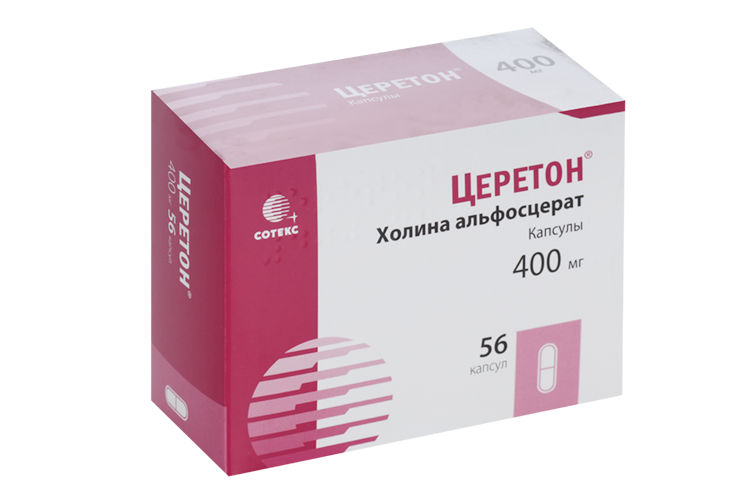 

Церетон 400 мг, 56 шт, капсулы