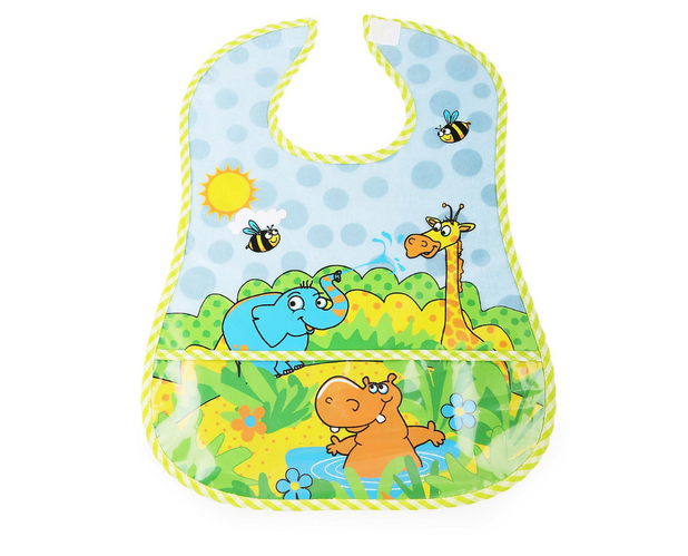 Нагрудник Бусинка с карманом (12 мес+)